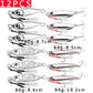 12PCS Metal Slow Fishing Jigs Slow Jigging Lures Set  30g 40g 60g Casting Saltwater Grouper Tuna Trolling Fishing Spoon Bait