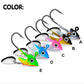 10PC Jig Head Fishing Hooks with Mustad Hook 9g 12g 15g Fish Head Fishhook For Soft Worm Fishing Tackle DIY Kit