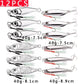 12PCS Metal Slow Fishing Jigs Slow Jigging Lures Set  30g 40g 60g Casting Saltwater Grouper Tuna Trolling Fishing Spoon Bait