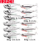 12PCS Metal Slow Fishing Jigs Slow Jigging Lures Set  30g 40g 60g Casting Saltwater Grouper Tuna Trolling Fishing Spoon Bait