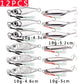 12PCS Metal Slow Fishing Jigs Slow Jigging Lures Set  30g 40g 60g Casting Saltwater Grouper Tuna Trolling Fishing Spoon Bait