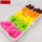 100pcs Bait Balls Floats Ball Flies Lure Fly Fishing Fly Hook Bait Material 8-10mm Bait Fishing Accessories Tackle Box