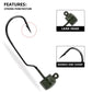 10pcs/lot Head Jigs Hook 3.5g-7g Jig Head Hook Weedless Long Shank Secondary Hooks for Soft Worm Wobbler Lure Fishing