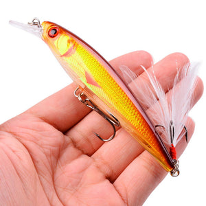 11CM 13G  Minnow Fishing Lure pesca hooks fish wobbler tackle crankbait artificial japan hard bait swimbait