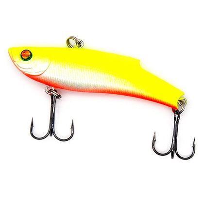 1 PCS 7 cm / 18g Winter Hard Sea Fishing Lure VIB 3D Bait Eyes The Swivel Diving Jig Wing Wobbler Pesca Crank Lures Swimbait