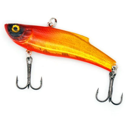 1 PCS 7 cm / 18g Winter Hard Sea Fishing Lure VIB 3D Bait Eyes The Swivel Diving Jig Wing Wobbler Pesca Crank Lures Swimbait