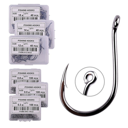 50/20pc / Box High Carbon Steel Fishing hooks 18 Size Barbed Jig Hook Carp Fishing Jig Hook Head for Fly fishing Accessories