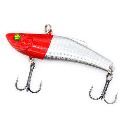 1 PCS 7 cm / 18g Winter Hard Sea Fishing Lure VIB 3D Bait Eyes The Swivel Diving Jig Wing Wobbler Pesca Crank Lures Swimbait