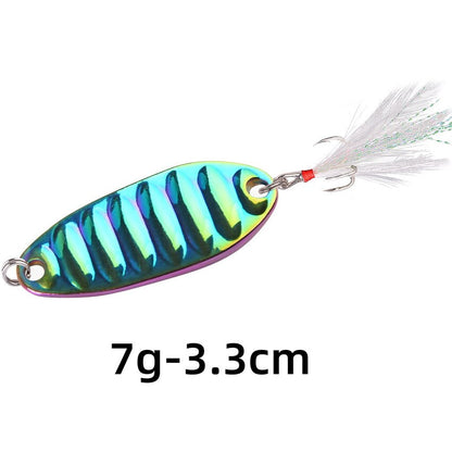 1PCS Metal VIB Lures 1.5g-25g Sequins Wobbler Vibrations Spoon Fishing Bait Bass Artificial Hard Bait Cicada Fishing Tackle