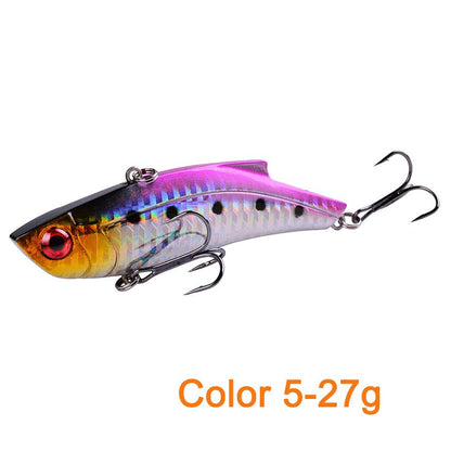 1Pcs17g 27g Fishing Lure Metal VIB Winter Ice Fishing Hard Bait Minnow Pesca Isca Artificial Bait Crankbait Swimbait Sea Fishing