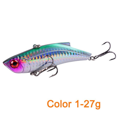 1Pcs17g 27g Fishing Lure Metal VIB Winter Ice Fishing Hard Bait Minnow Pesca Isca Artificial Bait Crankbait Swimbait Sea Fishing