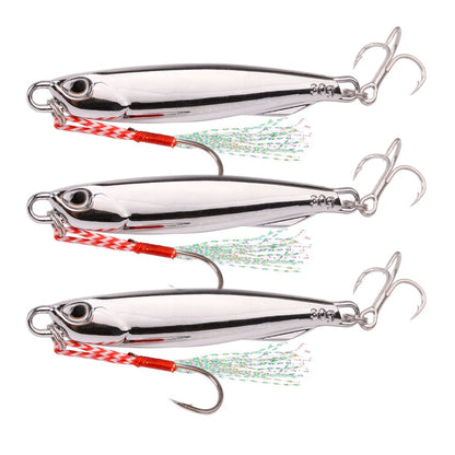 1PC 10g 15g 20g 30g 40g Zinc Alloy Spoon Fishing Lure Jig Bait Casting Wobbler Artificial Hard Fishing Swimbait Mackerel Bass