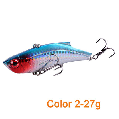 1Pcs17g 27g Fishing Lure Metal VIB Winter Ice Fishing Hard Bait Minnow Pesca Isca Artificial Bait Crankbait Swimbait Sea Fishing