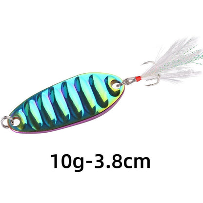 1PCS Metal VIB Lures 1.5g-25g Sequins Wobbler Vibrations Spoon Fishing Bait Bass Artificial Hard Bait Cicada Fishing Tackle