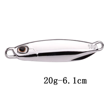 1PC 10g 15g 20g 30g 40g Zinc Alloy Spoon Fishing Lure Jig Bait Casting Wobbler Artificial Hard Fishing Swimbait Mackerel Bass