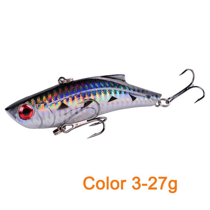 1Pcs17g 27g Fishing Lure Metal VIB Winter Ice Fishing Hard Bait Minnow Pesca Isca Artificial Bait Crankbait Swimbait Sea Fishing