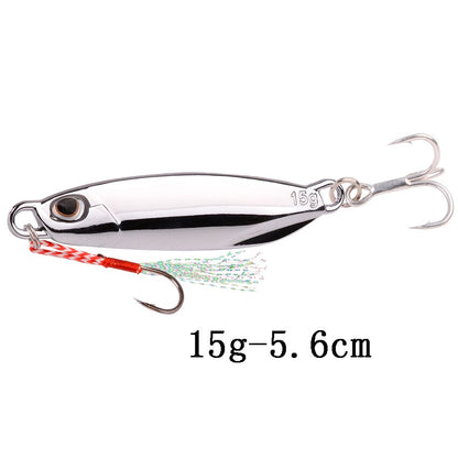 1PC 10g 15g 20g 30g 40g Zinc Alloy Spoon Fishing Lure Jig Bait Casting Wobbler Artificial Hard Fishing Swimbait Mackerel Bass