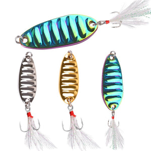 1PCS Metal VIB Lures 1.5g-25g Sequins Wobbler Vibrations Spoon Fishing Bait Bass Artificial Hard Bait Cicada Fishing Tackle