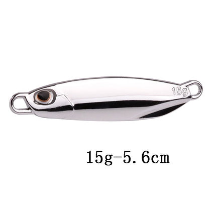 1PC 10g 15g 20g 30g 40g Zinc Alloy Spoon Fishing Lure Jig Bait Casting Wobbler Artificial Hard Fishing Swimbait Mackerel Bass