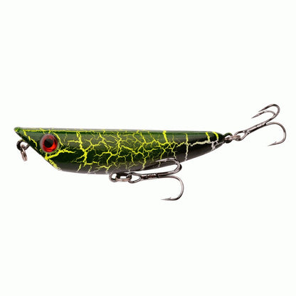 1pcs Popper Pencil Fishing Lures 8.3cm 9g Top Water Wobblers Hard Baits Crankbaits Artificial Surface Fishing Tackle