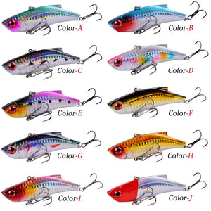 1Pcs17g 27g Fishing Lure Metal VIB Winter Ice Fishing Hard Bait Minnow Pesca Isca Artificial Bait Crankbait Swimbait Sea Fishing