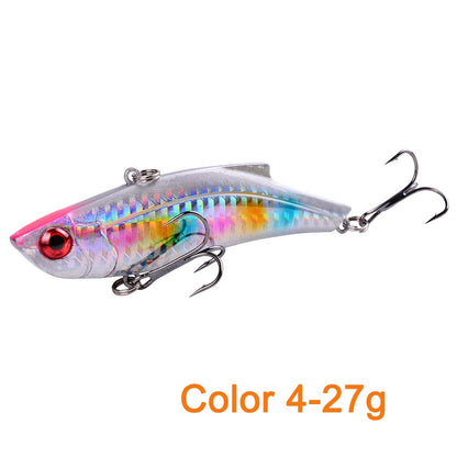 1Pcs17g 27g Fishing Lure Metal VIB Winter Ice Fishing Hard Bait Minnow Pesca Isca Artificial Bait Crankbait Swimbait Sea Fishing