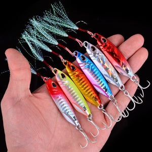 2022 Japen Metal Cast Jig Spoon 10/15/20/30/40g Shore Casting Jigging Fish Sea Bass Fishing Lure Artificial Bait Tackle